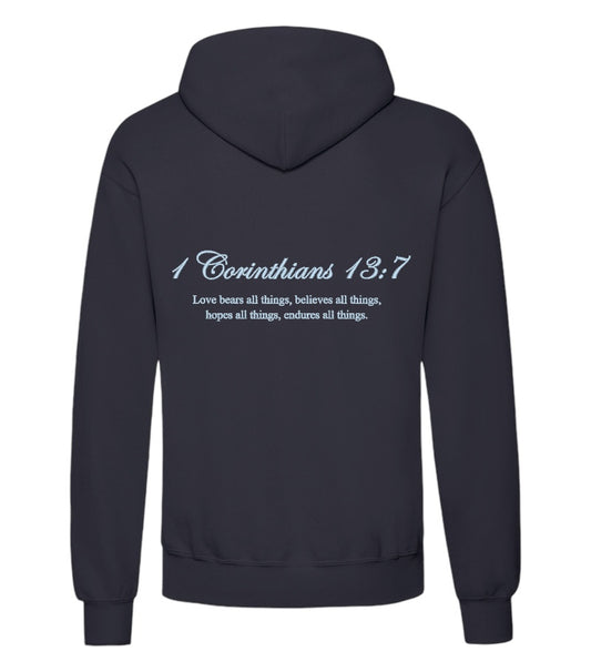 1 Corinthians 13:7 hoodie QUICK SHIP
