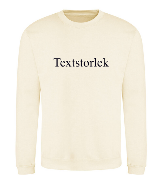 Sweatshirt Textmotiv 20x30cm