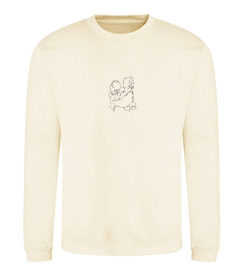 Sweatshirt Motiv 10x10cm ONE-LINE