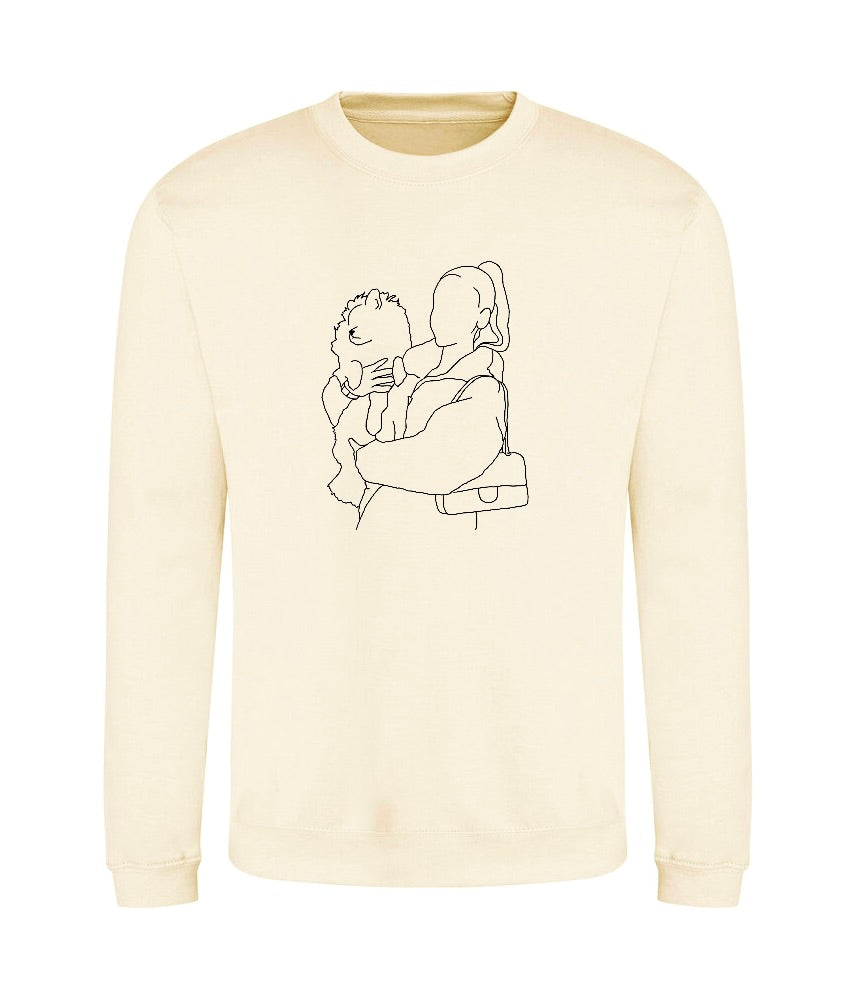 Sweatshirt Motiv 20x30cm ONE-LINE