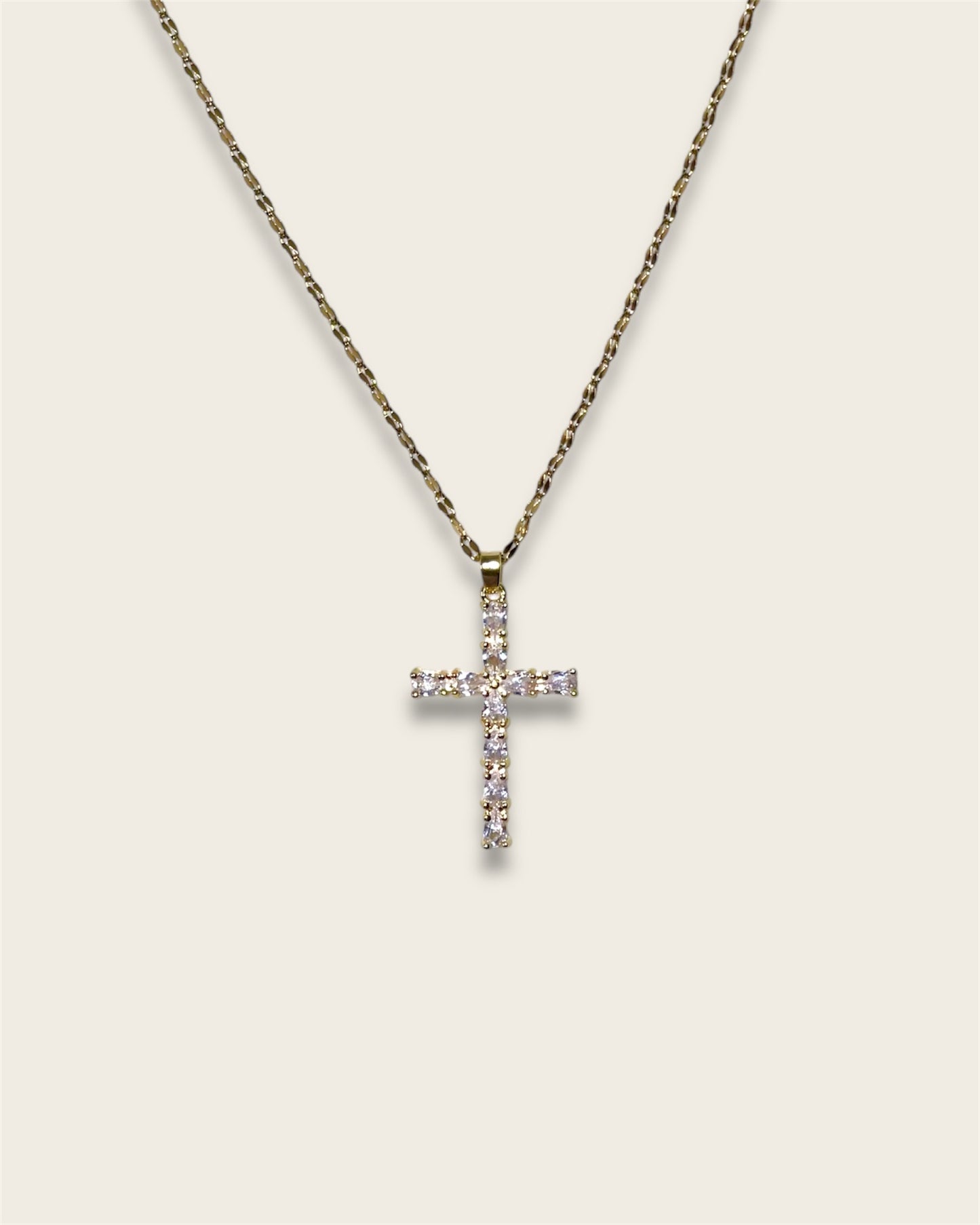 Crystal Cross Necklace