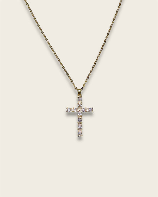 Crystal Cross Necklace