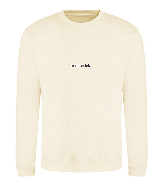 Sweatshirt Textmotiv 10x10cm