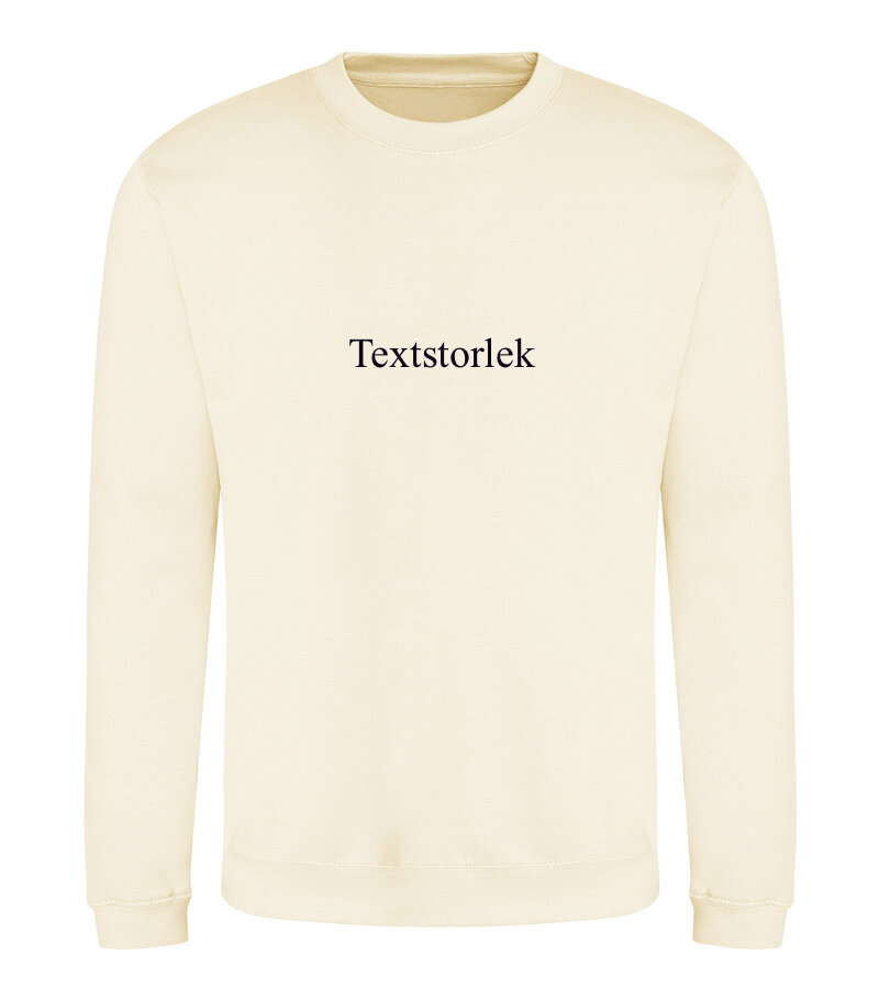 Sweatshirt Textmotiv 13x18cm