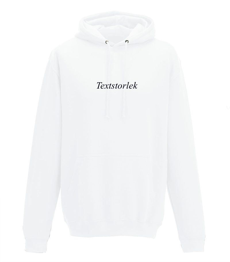 Hoodie Textmotiv 13x18cm