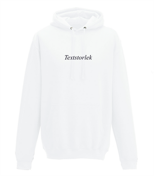 Hoodie Textmotiv 13x18cm