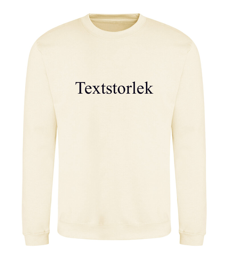 Sweatshirt Textmotiv 20x30cm