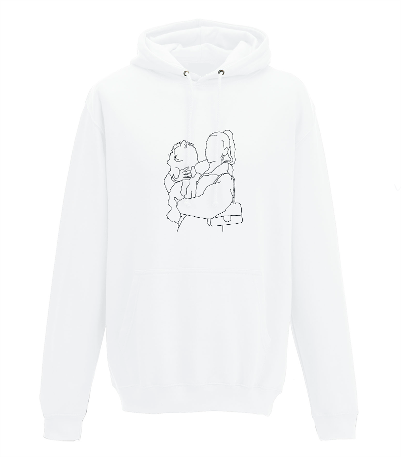 Hoodie Motiv 20x30cm ONE-LINE