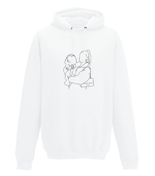 Hoodie Motiv 20x30cm ONE-LINE